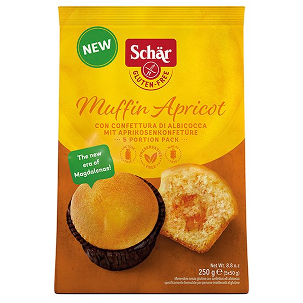 Schär Muffins Apricot glutenfrei 250 g