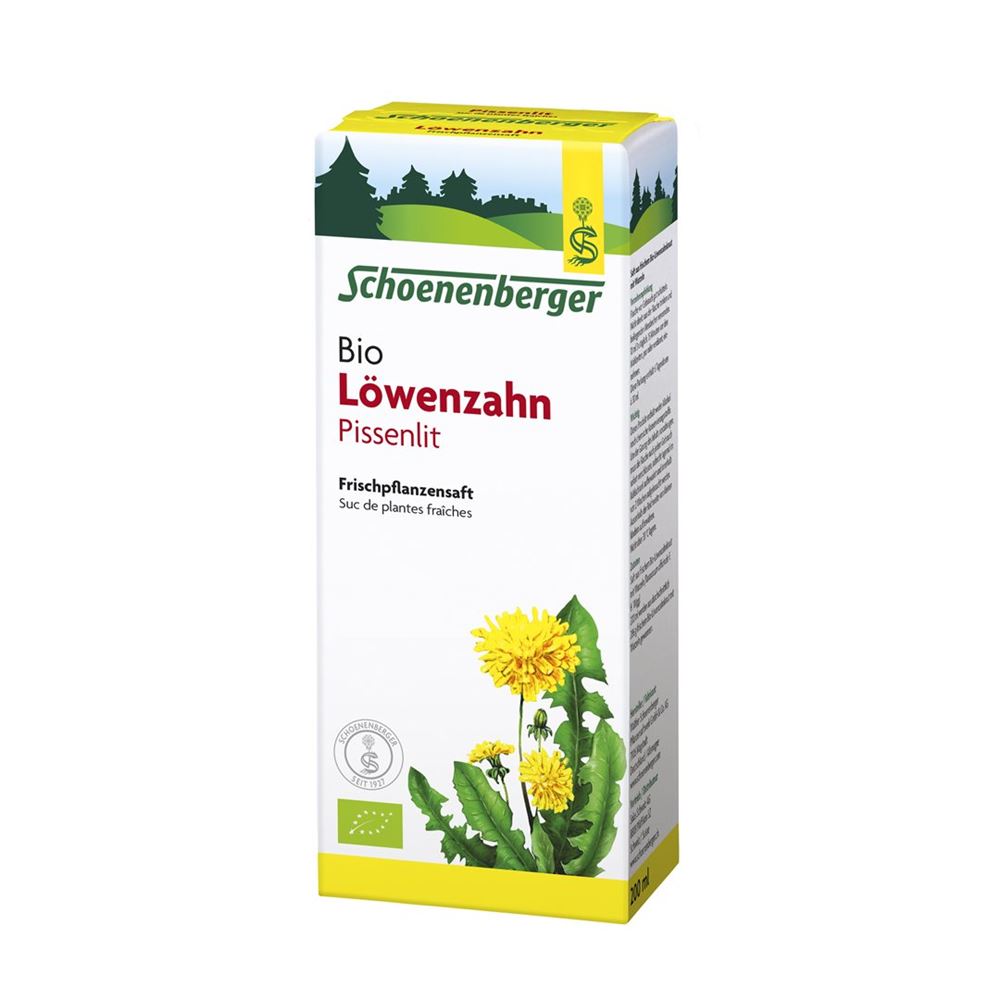 Schoenenberger Löwenzahn Frischpflanzensaft Bio Fl 200 ml