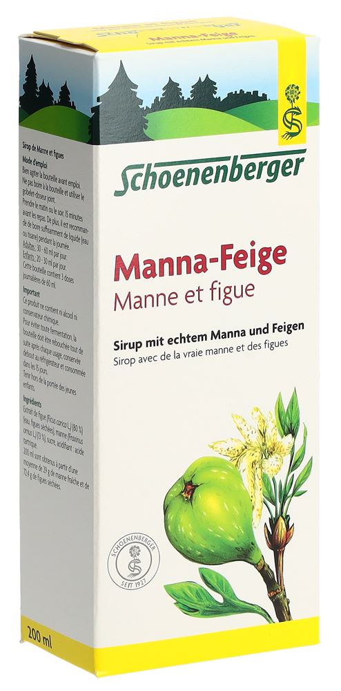 Schoenenberger Manna-Feige Sirup Fl 200 ml