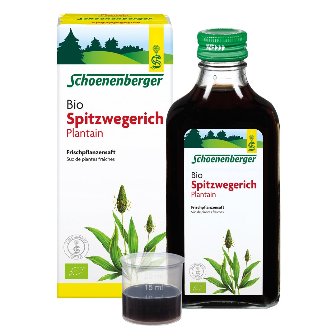 Schoenenberger Spitzwegerich Frischpflanzensaft Bio Fl 200 ml