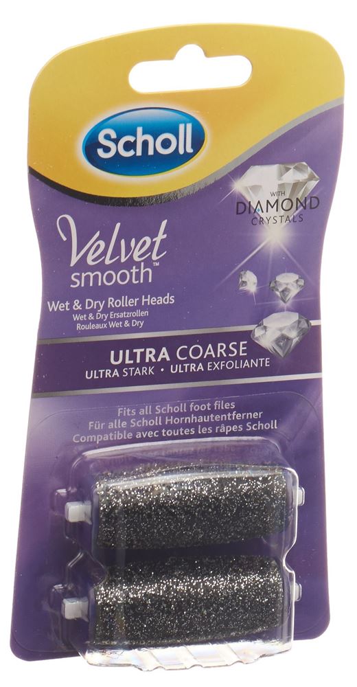 Scholl Velvet Smooth Pedi Rollen ultra stark Diamond 2 Stk