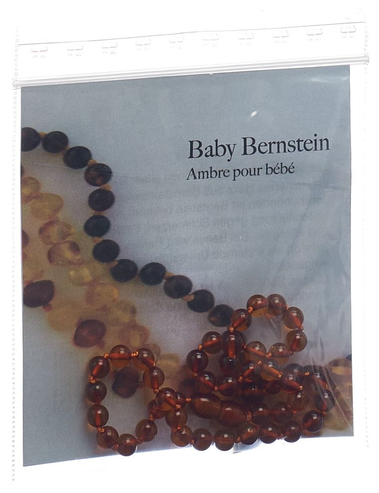 Selenas Baby Bernsteinkette Kugeln cognac abgerundet