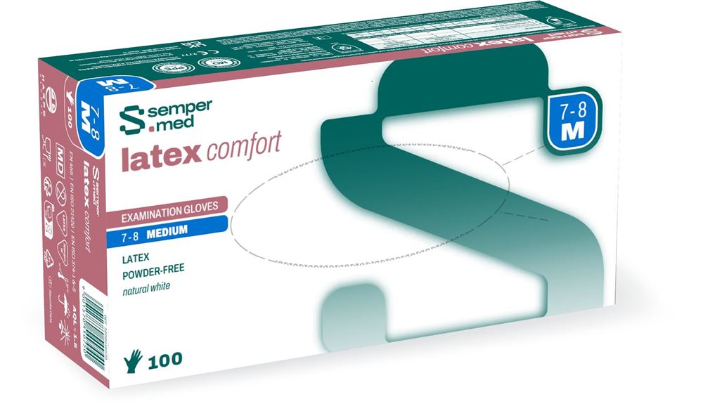 Sempermed Latex Comfort M 100 Stk