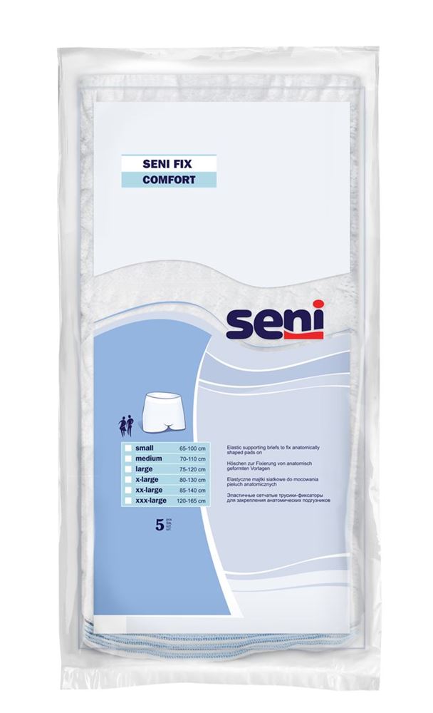 Seni Fix Comfort Netzhosen XL Hüftumfang 80-130cm 5 Stk