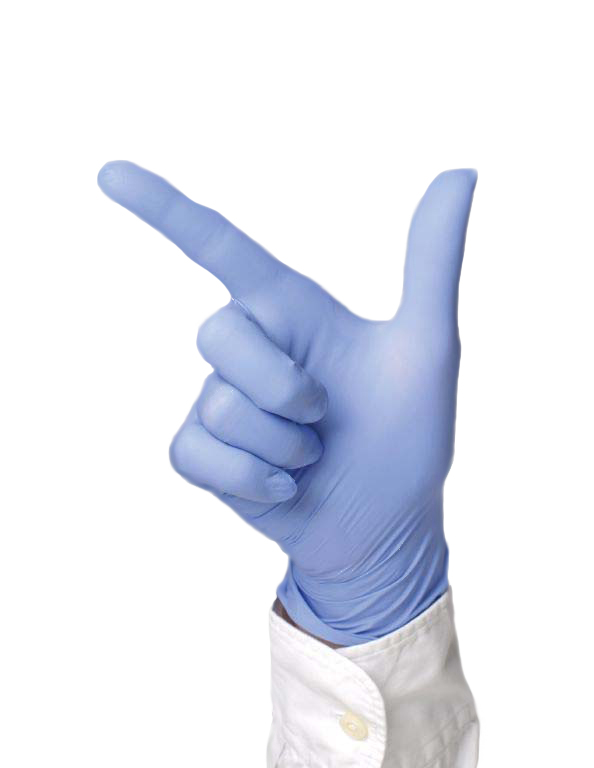 Sentina Ambidextrous Untersuchungshandschuhe L 8-9 Nitrile puderfrei 200 Stk