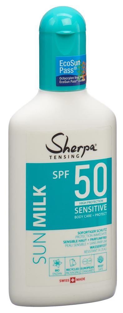 Sherpa Tensing Sonnenmilch Spf50 sensitive 175 ml
