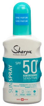 Sherpa Tensing Sonnenspray Spf50+ sensitive 175 ml