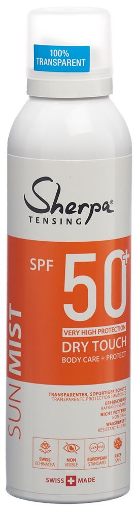 Sherpa Tensing Sprühnebel SPF 50+ Invisible 200 ml