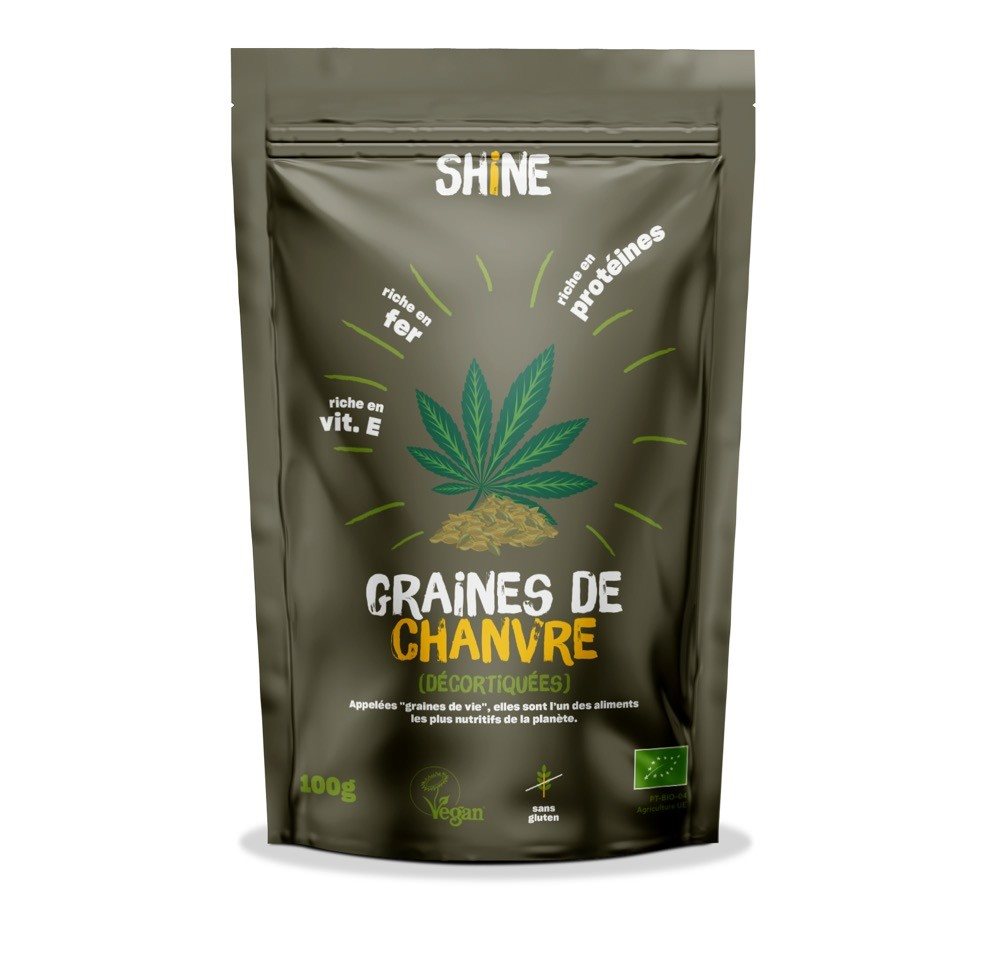 Shine Hanfsamen geschält BIO Btl 100 g