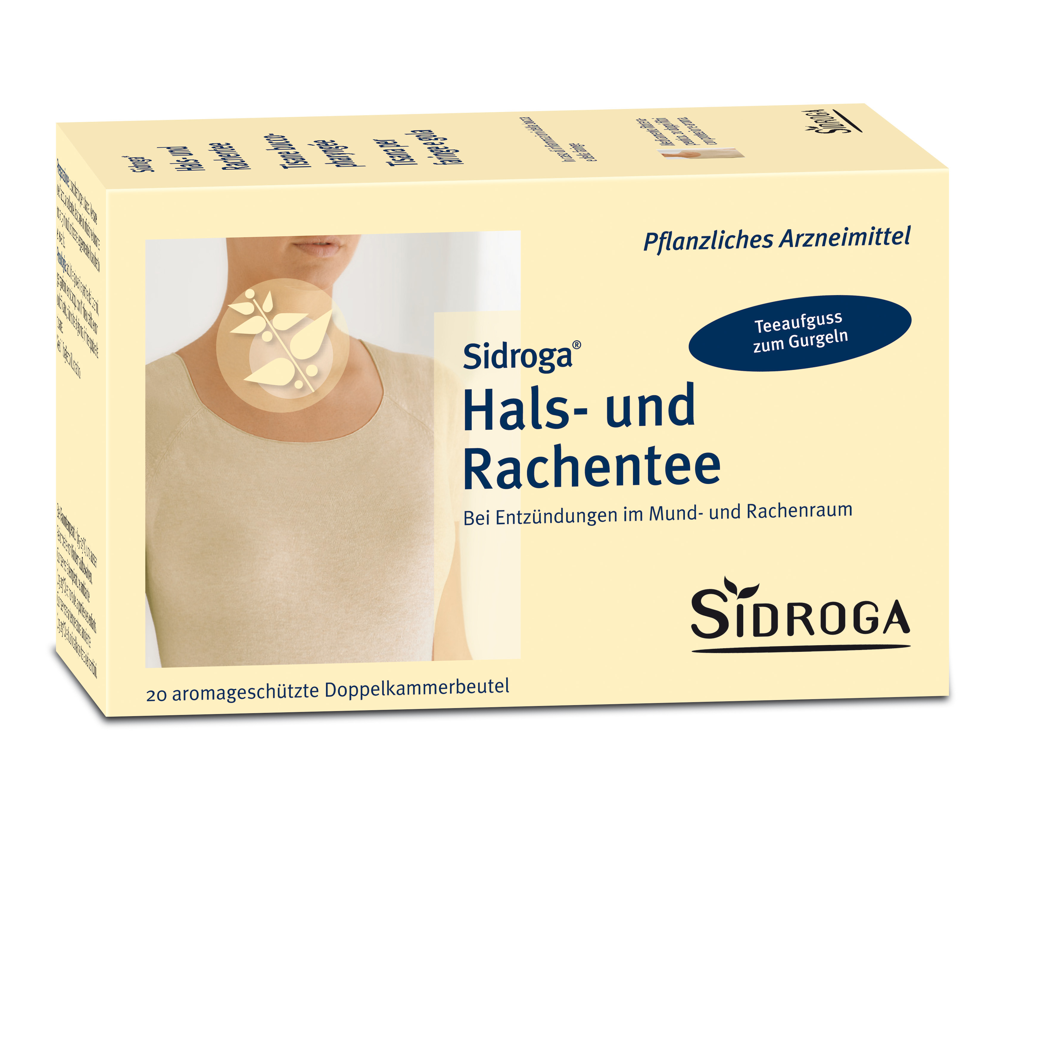 Sidroga Hals- und Rachentee 20 Btl 2.5 g