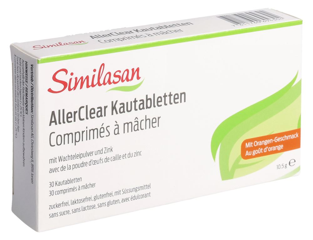 Similasan AllerClear Kautabl Orange 30 Stk