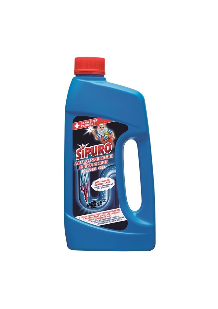 Sipuro Power Gel Abflussreiniger Fl 1 lt