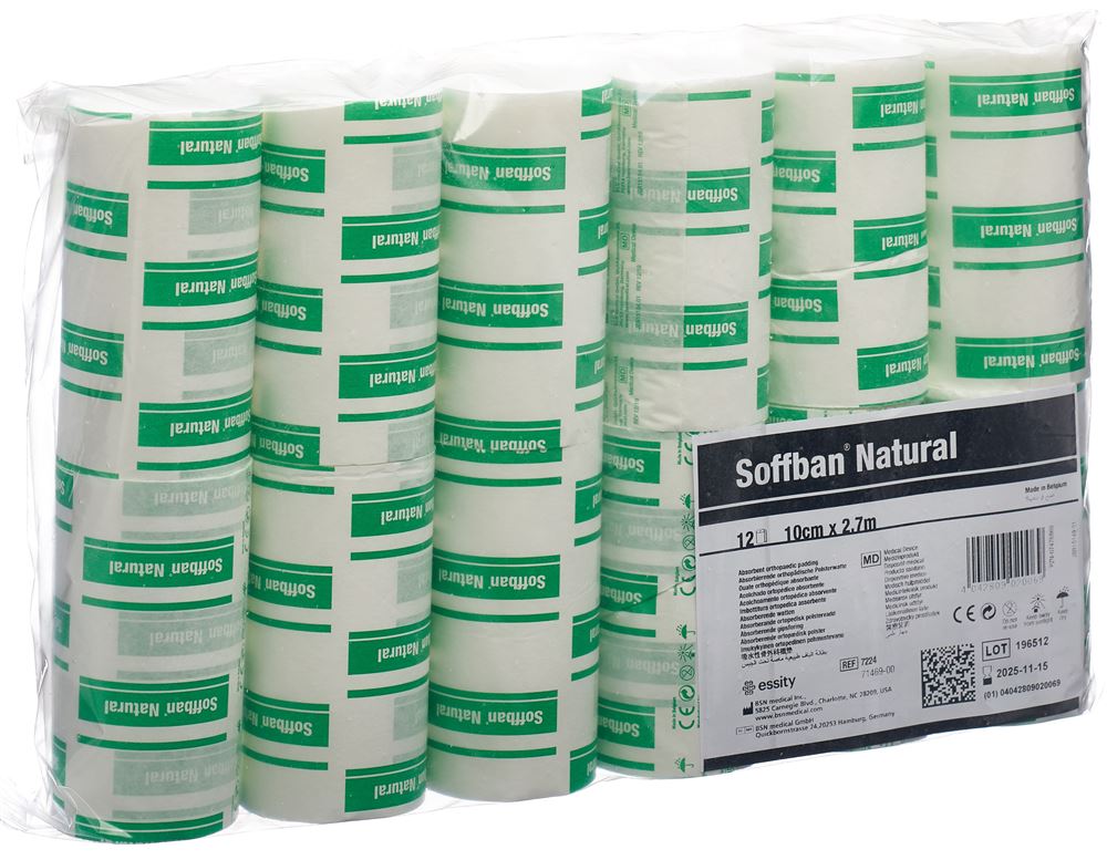 Soffban Natur Polsterbinde 10cmx2.7m Box 12 Stk