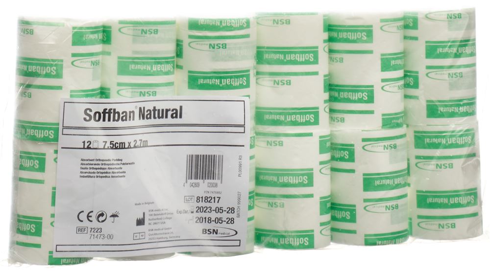 Soffban Natur Polsterbinde 7.5cmx2.7m 12 Stk
