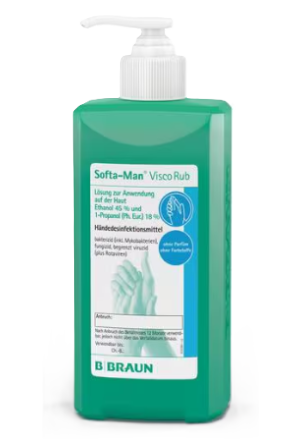 Softa-Man pure Händedesinfektion mit Dosierpumpe 500 ml