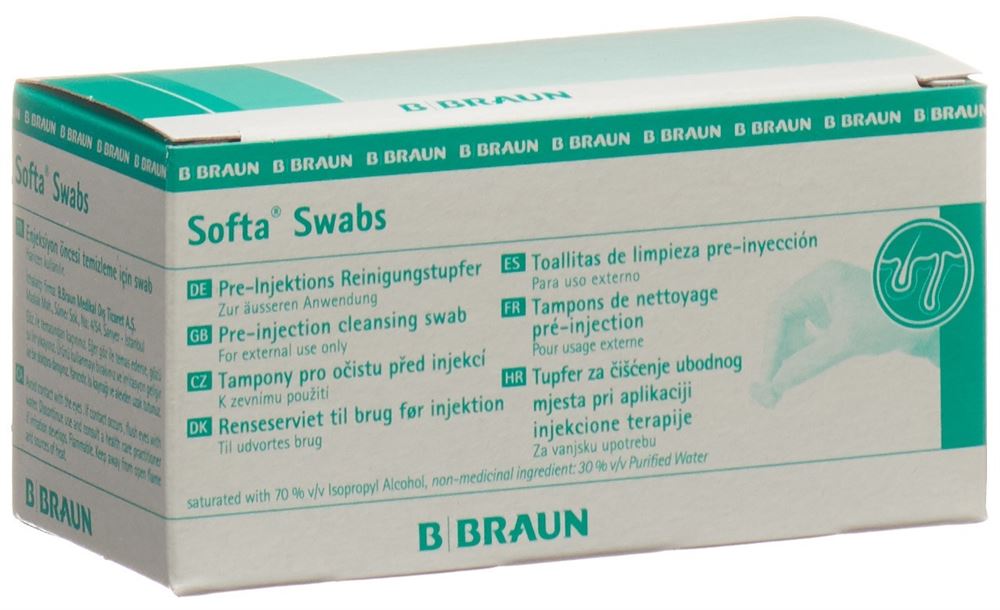 Softa Swabs Reinigungstupfer 100 Stk