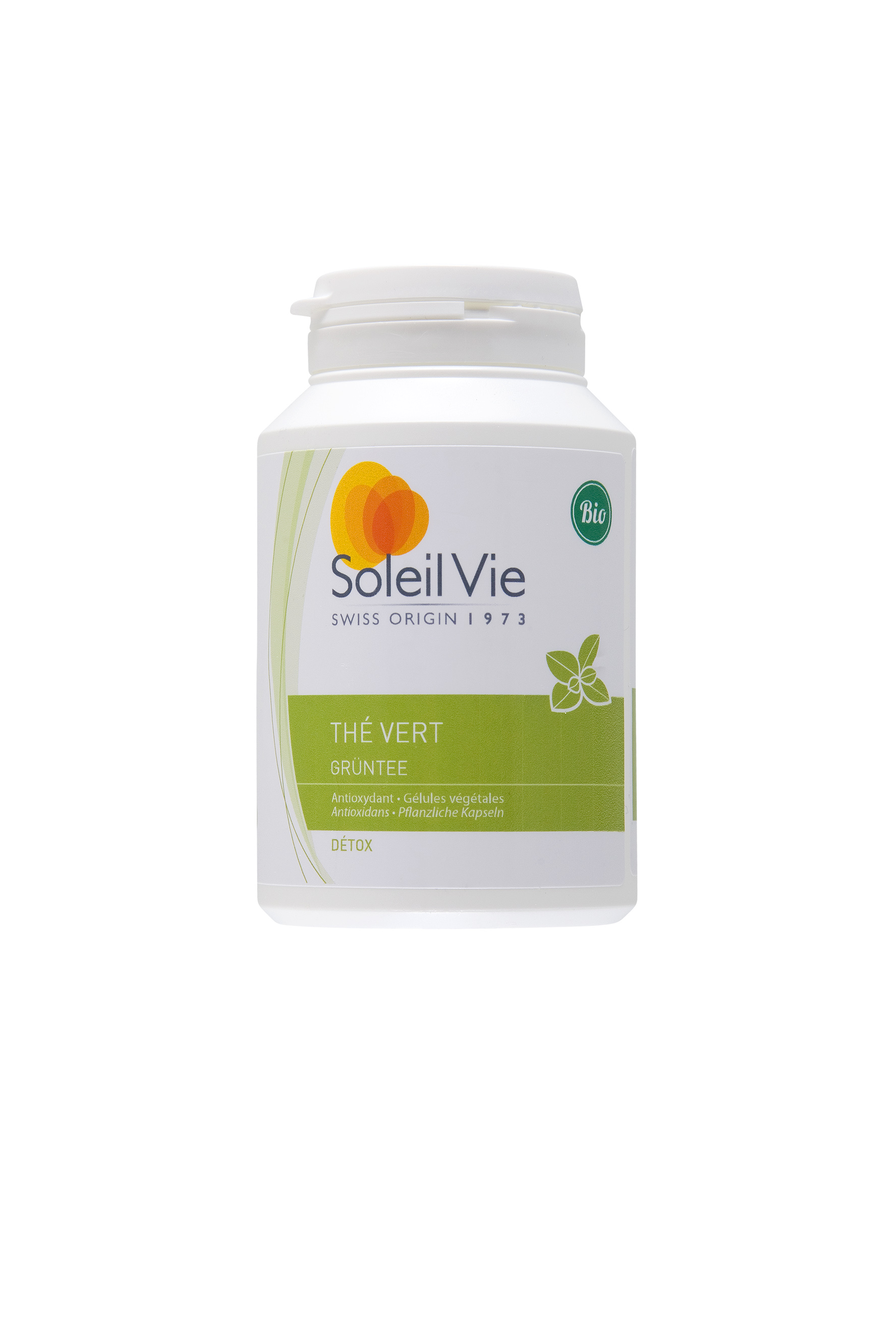 Soleil Vie Grüntee Kapseln 470 Mg Bio 100 Stück