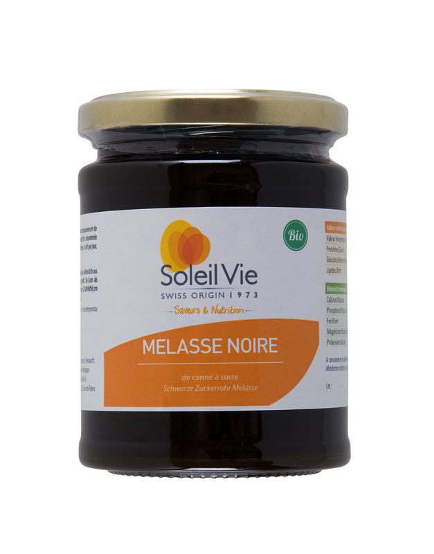 Soleil Vie Schwarze Melasse Rohrzucker Bio 340 g