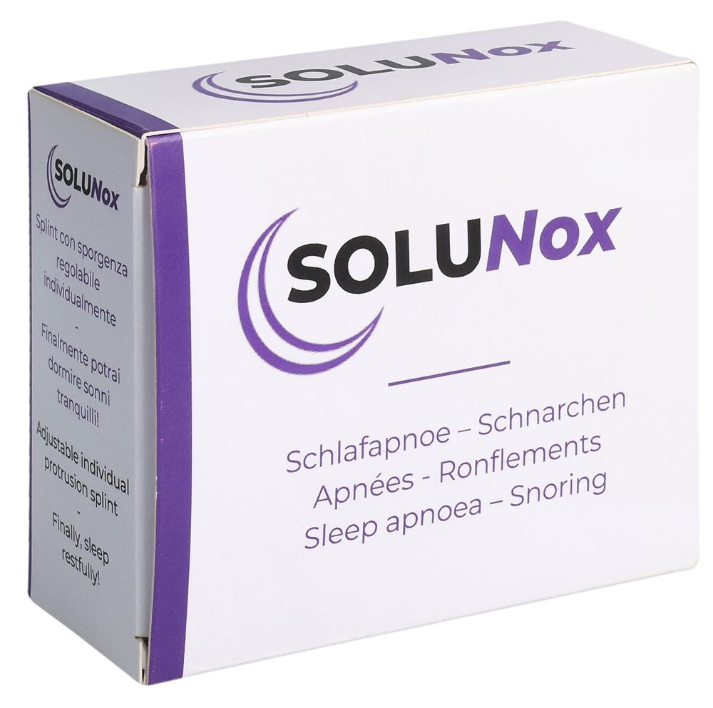 SoluNox Anti-Schnarcherschiene transparent