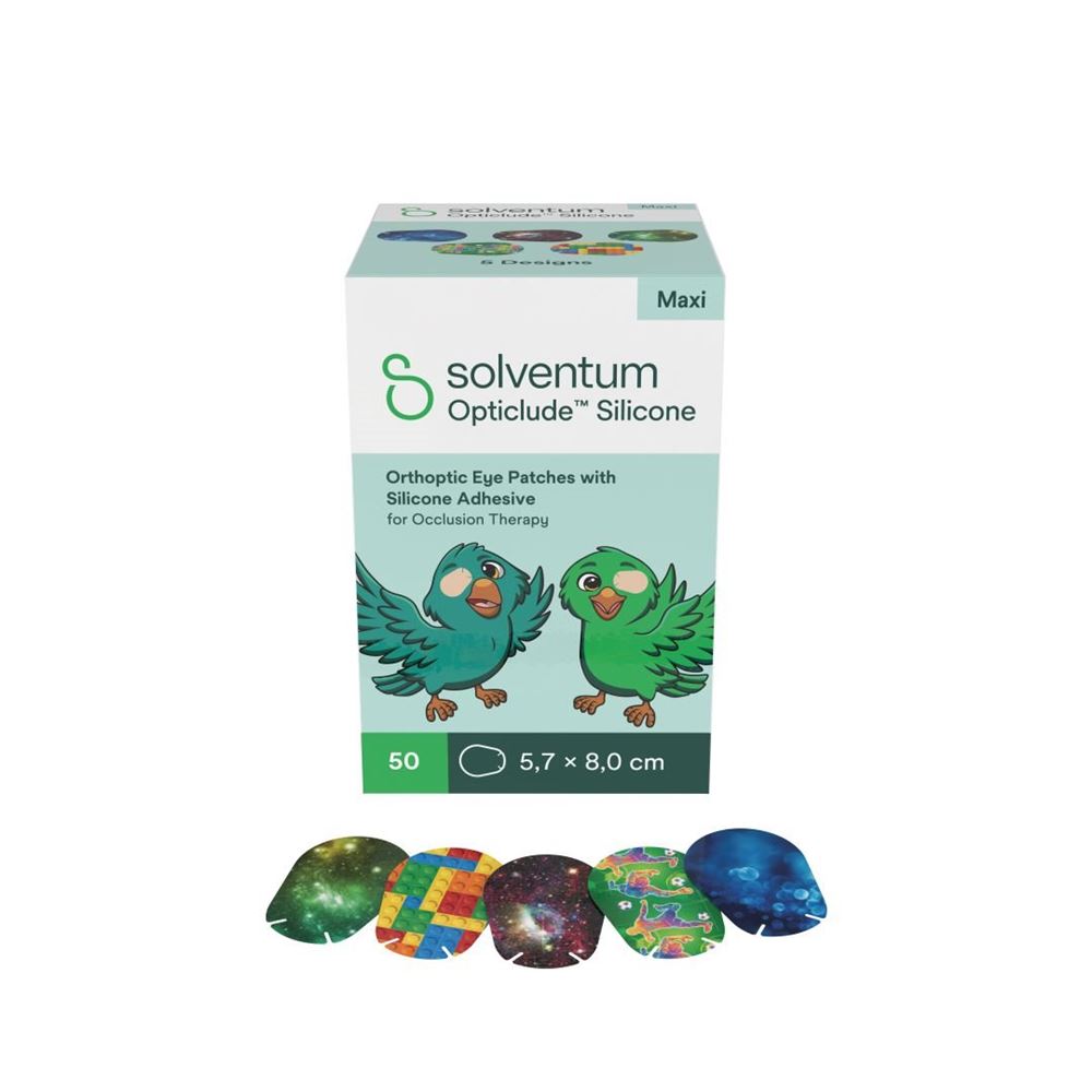 Solventum Opticlude Maxi 5.7x8cm Silicone 2739Pb Box 50 Stk