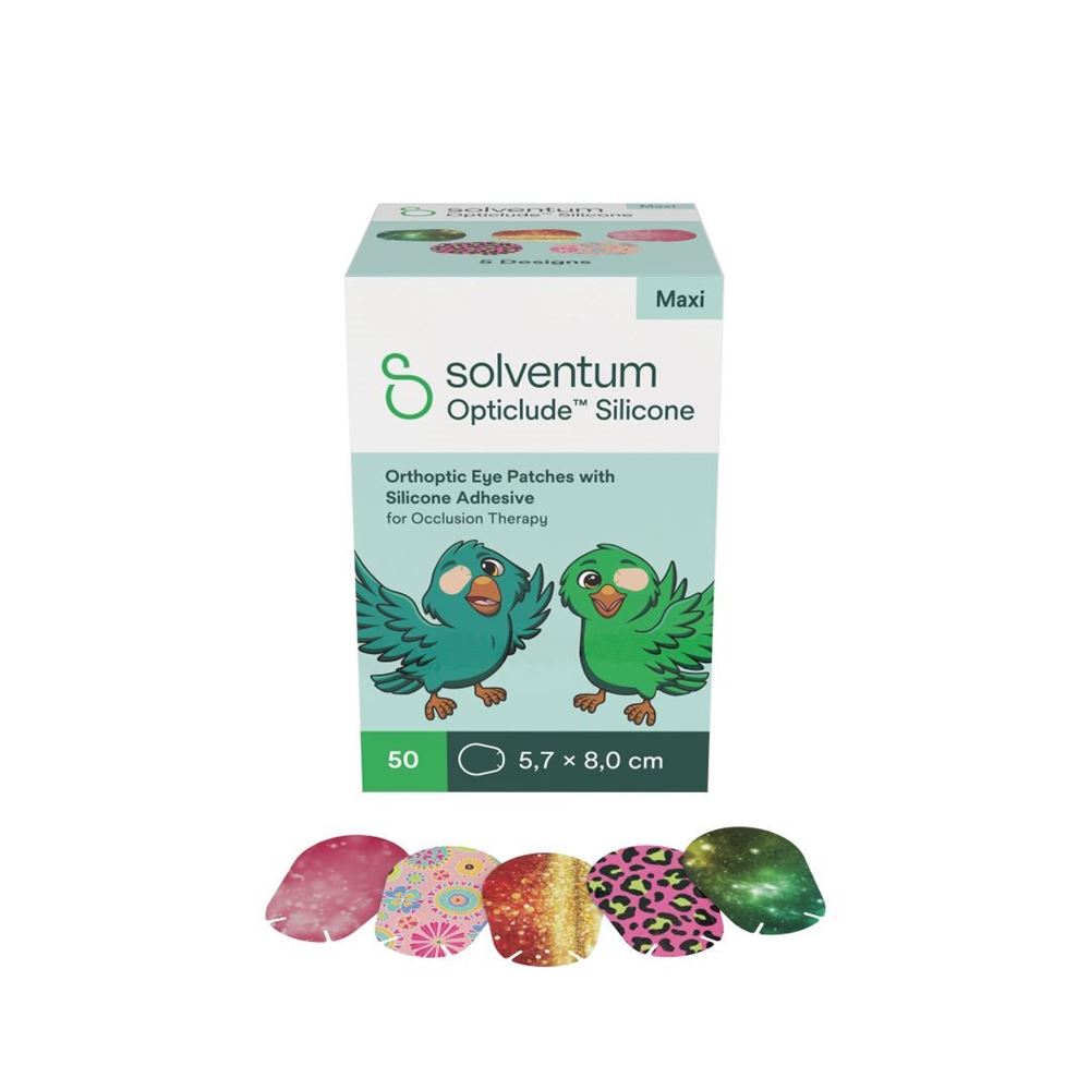 Solventum Opticlude Maxi 5.7x8cm Silicone 2739Pg Box 50 Stk