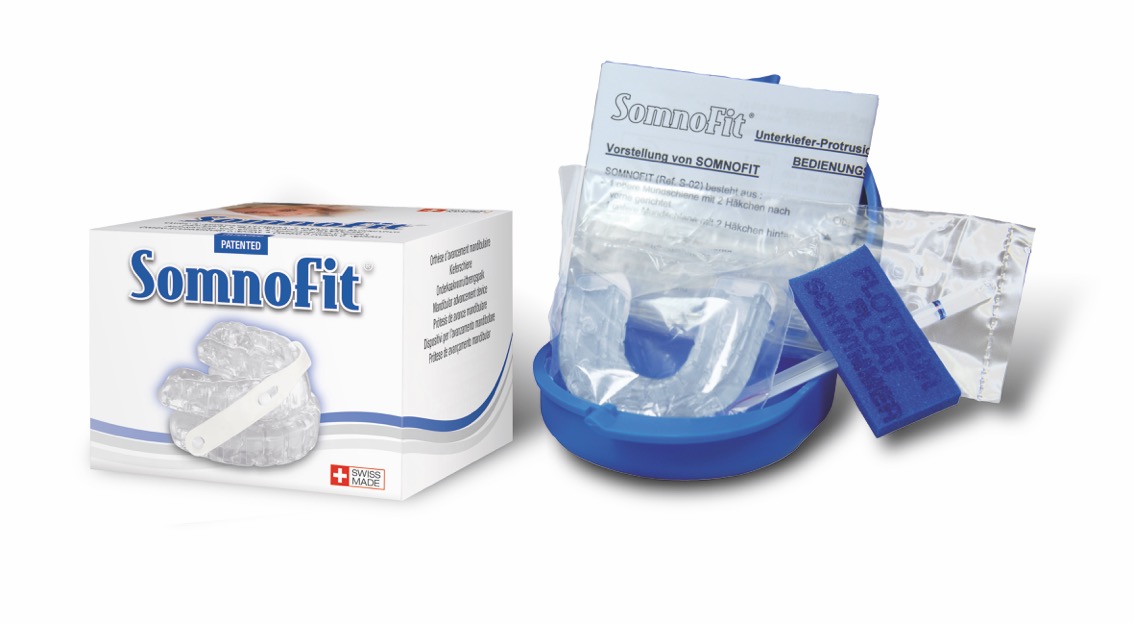 Somnofit Kiefer Orthese Schnarchen und Apnoe