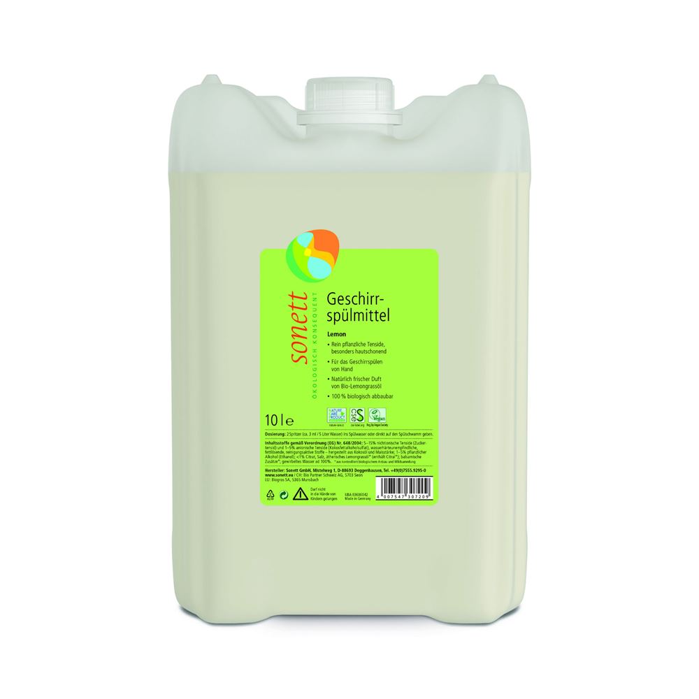 Sonett Geschirrspülmittel Lemon Kanister 10 lt