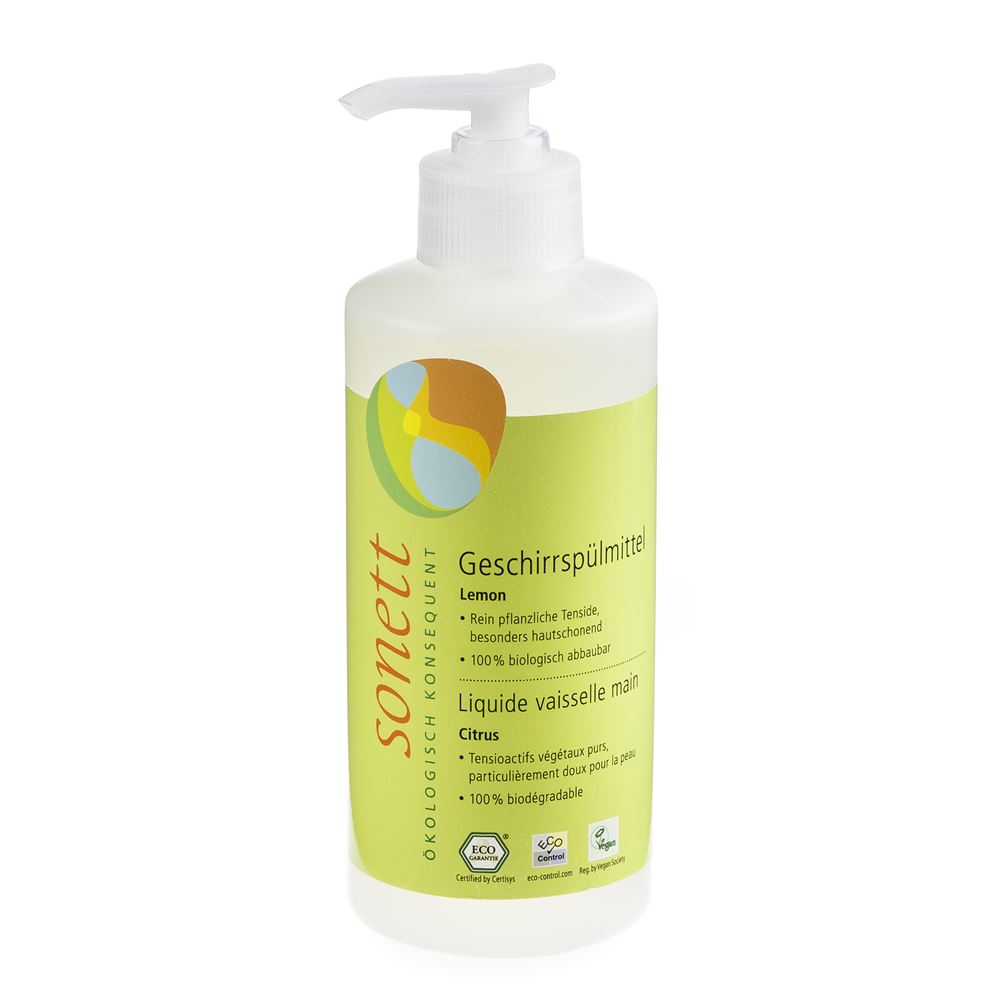 Sonett Geschirrspülmittel Lemon Pumpspender 300 ml