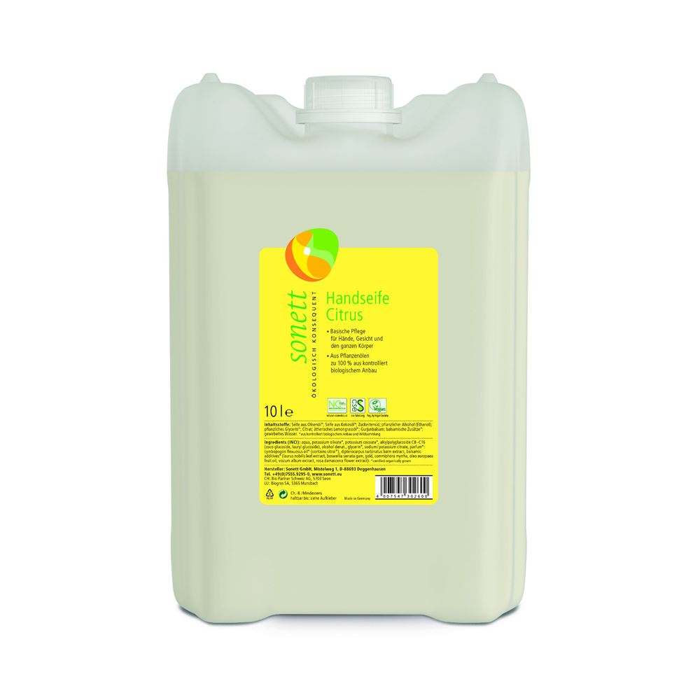 Sonett Handseife Citrus Bidon 10 lt