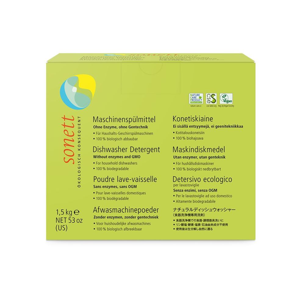 Sonett Maschinenspülmittel Pulver 1.5 kg