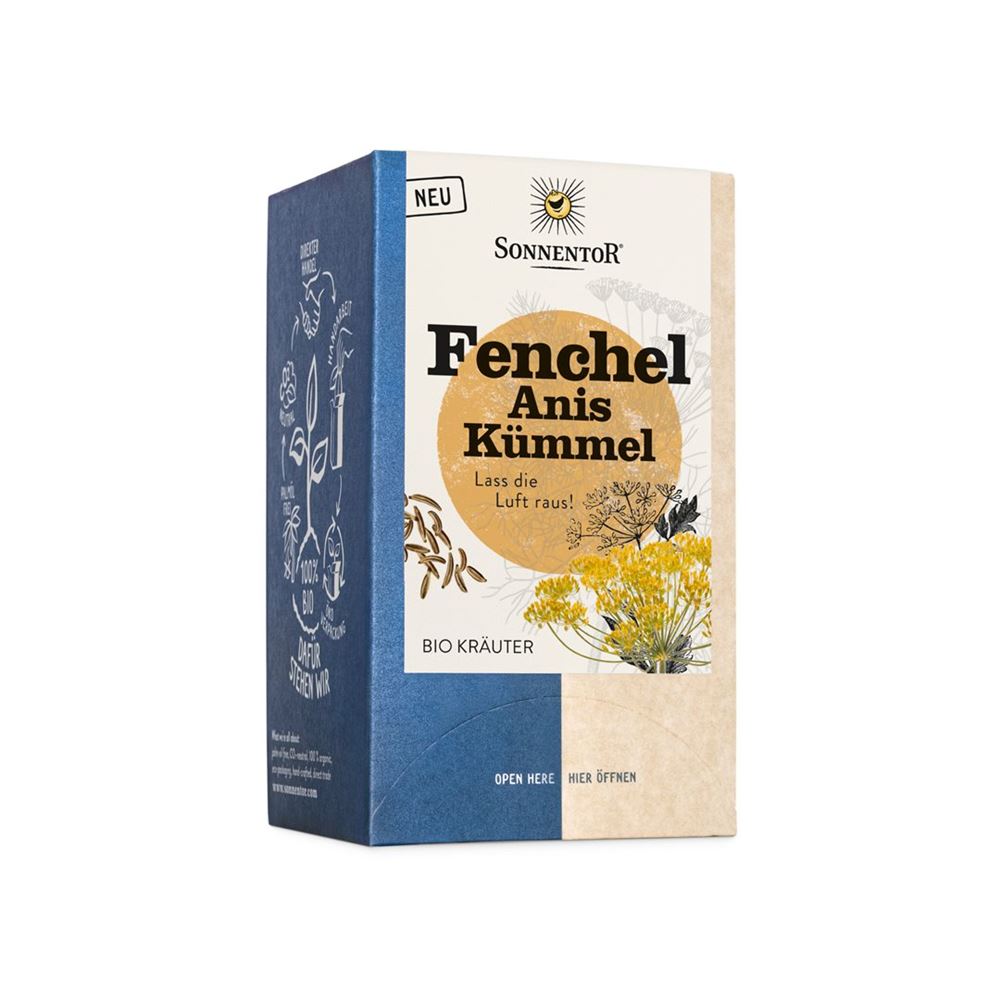 Sonnentor Fenchel Anis Kümmel Tee BIO Btl 18 Stk