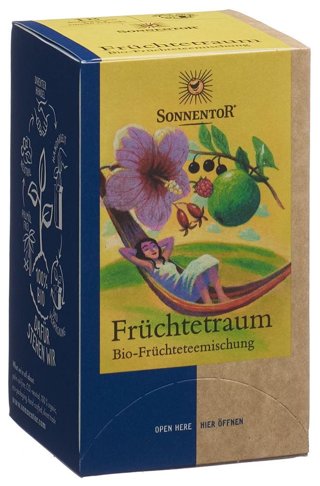 Sonnentor Früchte Traum Tee einzeln BIO Btl 18 Stk