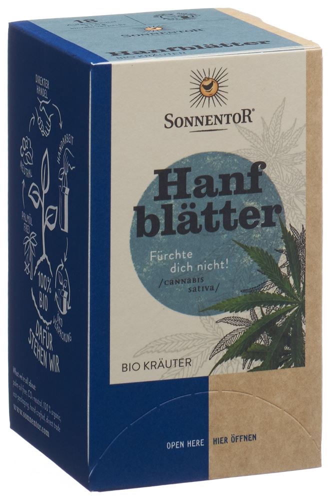 Sonnentor Hanfblätter Tee BIO Btl 18 Stk