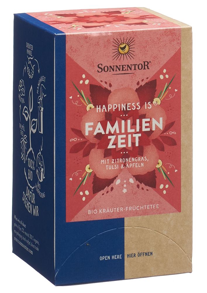 Sonnentor Happiness is Familienzeit Tee Tee BIO Btl 18 Stk