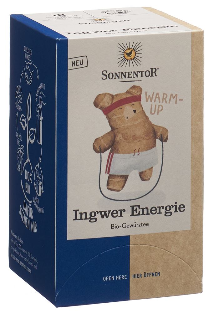 Sonnentor Ingwer Energie Tee BIO Btl 18 Stk
