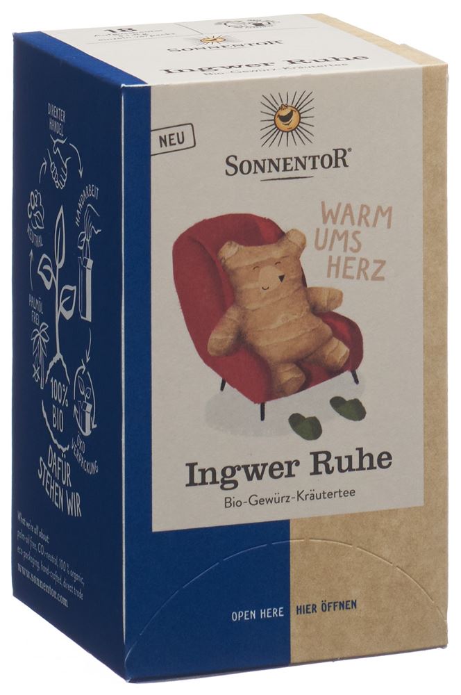 Sonnentor Ingwer Ruhe Tee BIO Btl 18 Stk