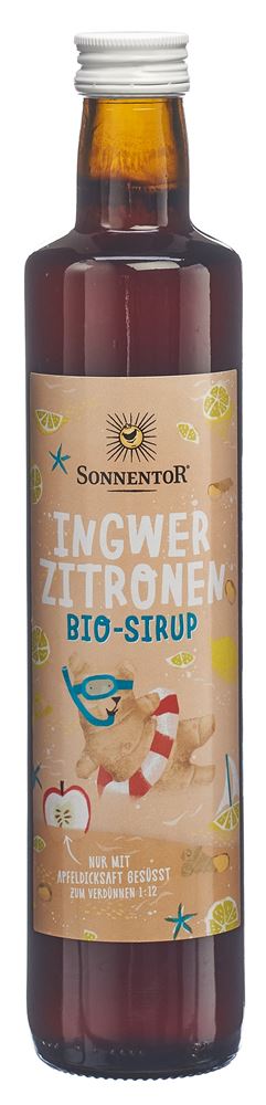Sonnentor Ingwer-Zitronen Sirup BIO 500 ml