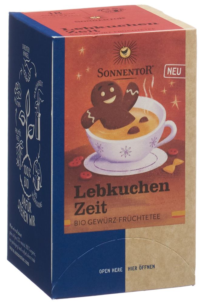 Sonnentor Lebkuchen Zeit Tee Beutel 18 Stück
