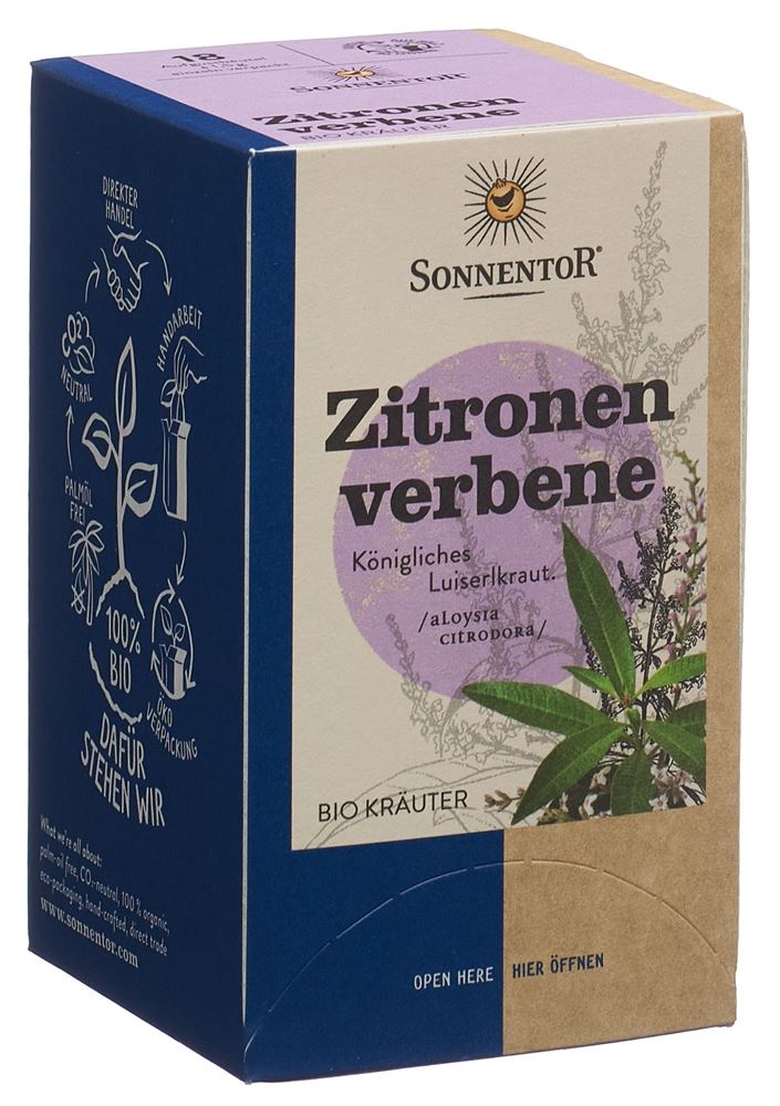 Sonnentor Zitronenverbene Tee BIO Btl 18 Stk