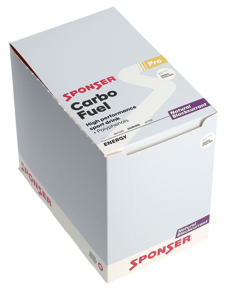 Sponser Carbo Fuel Plv Natural Blackcurrant 10 x 83 g