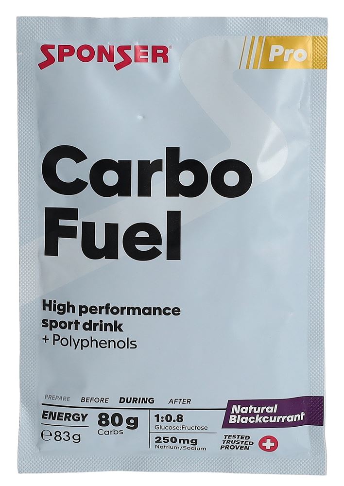 Sponser Carbo Fuel Plv Natural Blackcurrant Btl 83 g