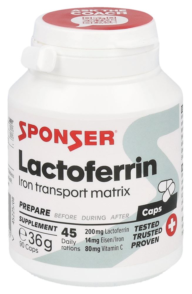 Sponser Lactoferrin Kapseln (Neue Rezeptur) Ds 90 Stück