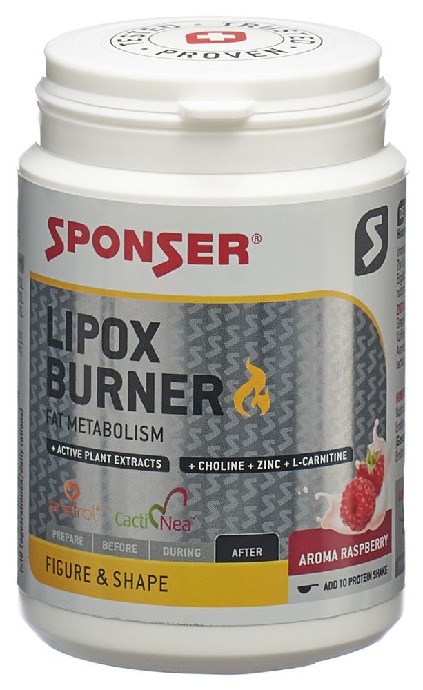 Sponser Lipox Burner Plv Raspberry Ds 110 g