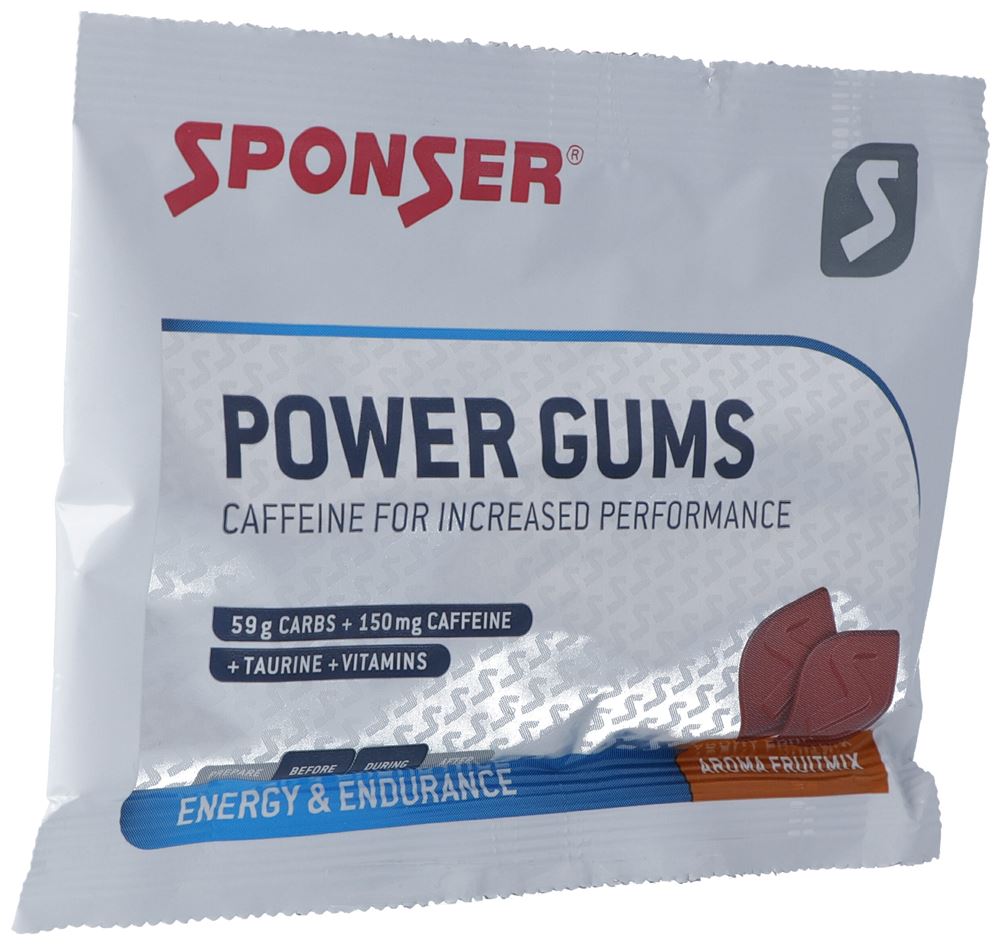 Sponser Power Gums Fruit Mix Beutel 75 G
