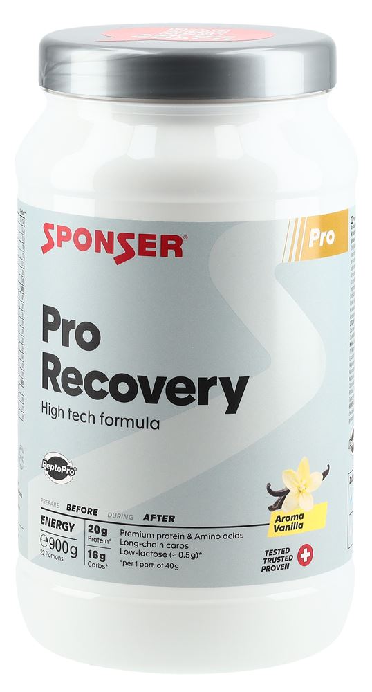 Sponser Pro Recovery Drink Vanille Ds 900 g