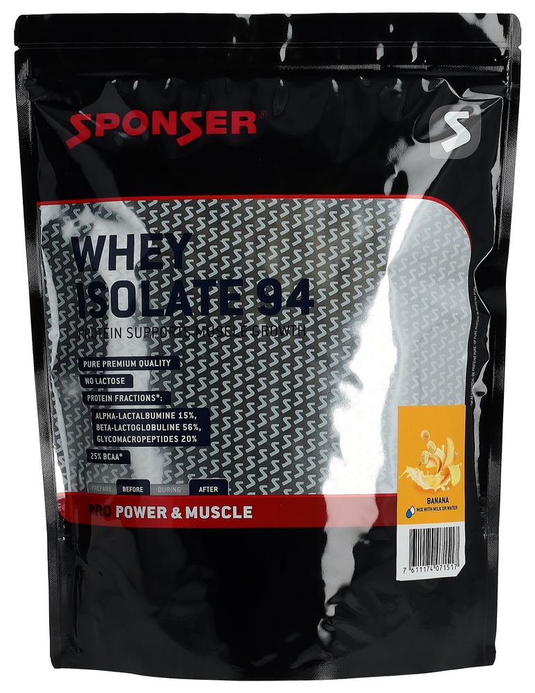 Sponser Whey Isolate 94 Banana Btl 1500 g