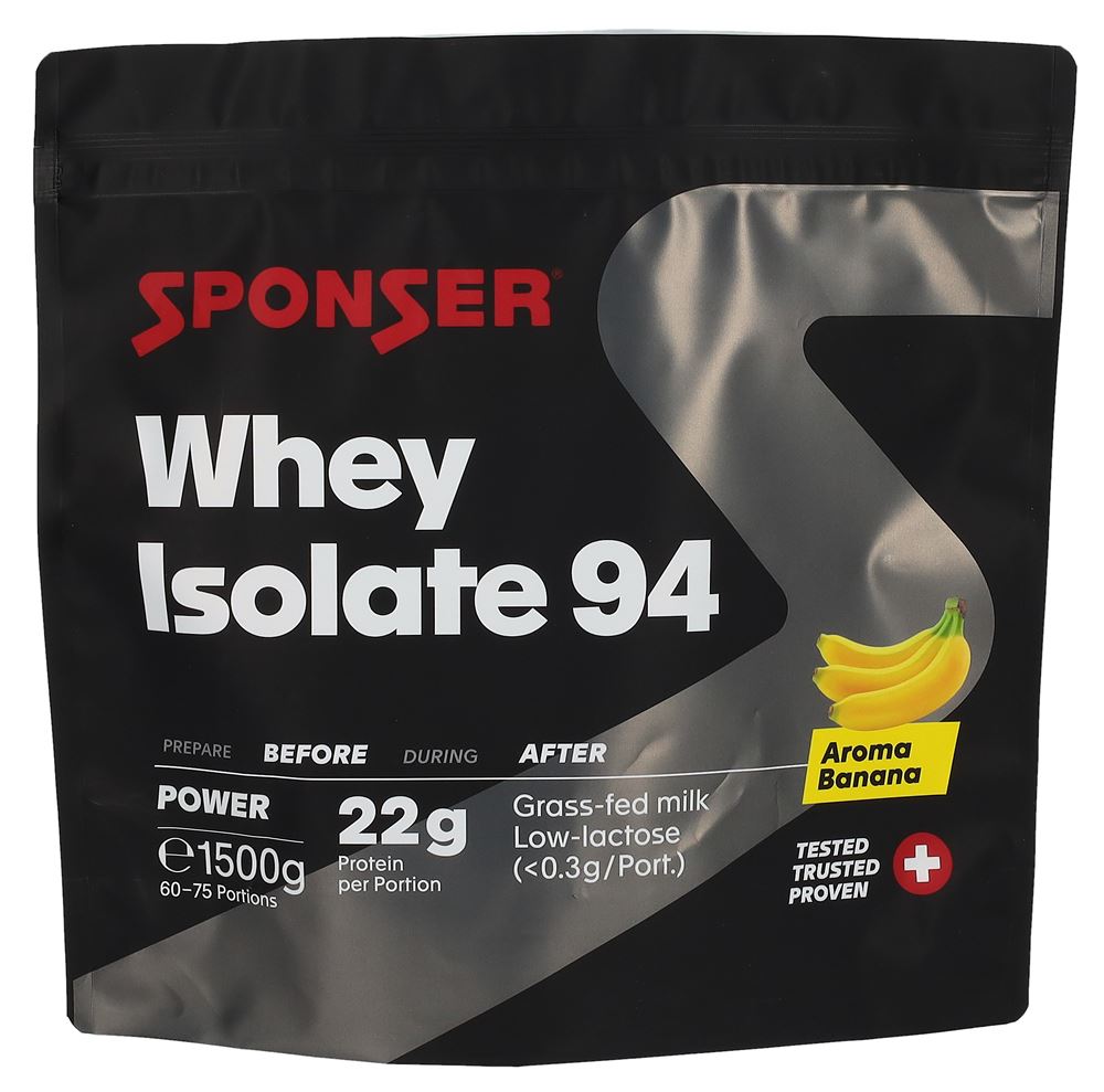 Sponser Whey Isolate 94 Banana Btl 1500 g
