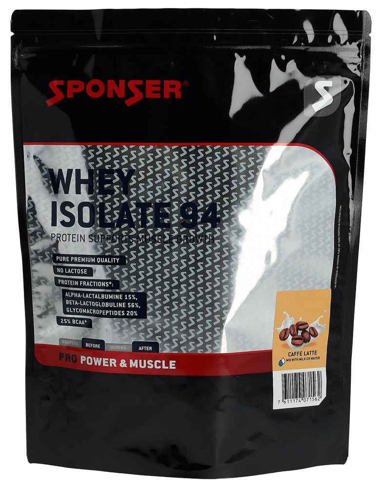 Sponser Whey Isolate 94 Caffe Latte Btl 1500 g