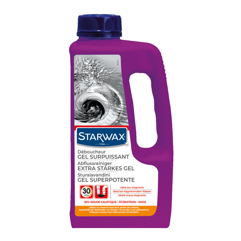 Starwax Abflussreiniger Gel extra stark Fl 1 lt