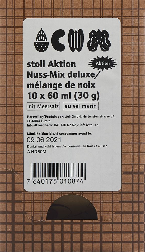 Stoli Nuss-Mix Deluxe Aktion Mit Meersalz 10 Beutel 31 G